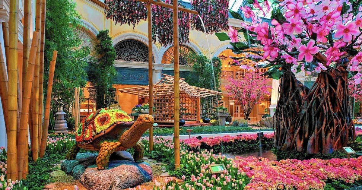 Inside Bellagio Conservatory and Botanical Garden - Vegas Kids Zone