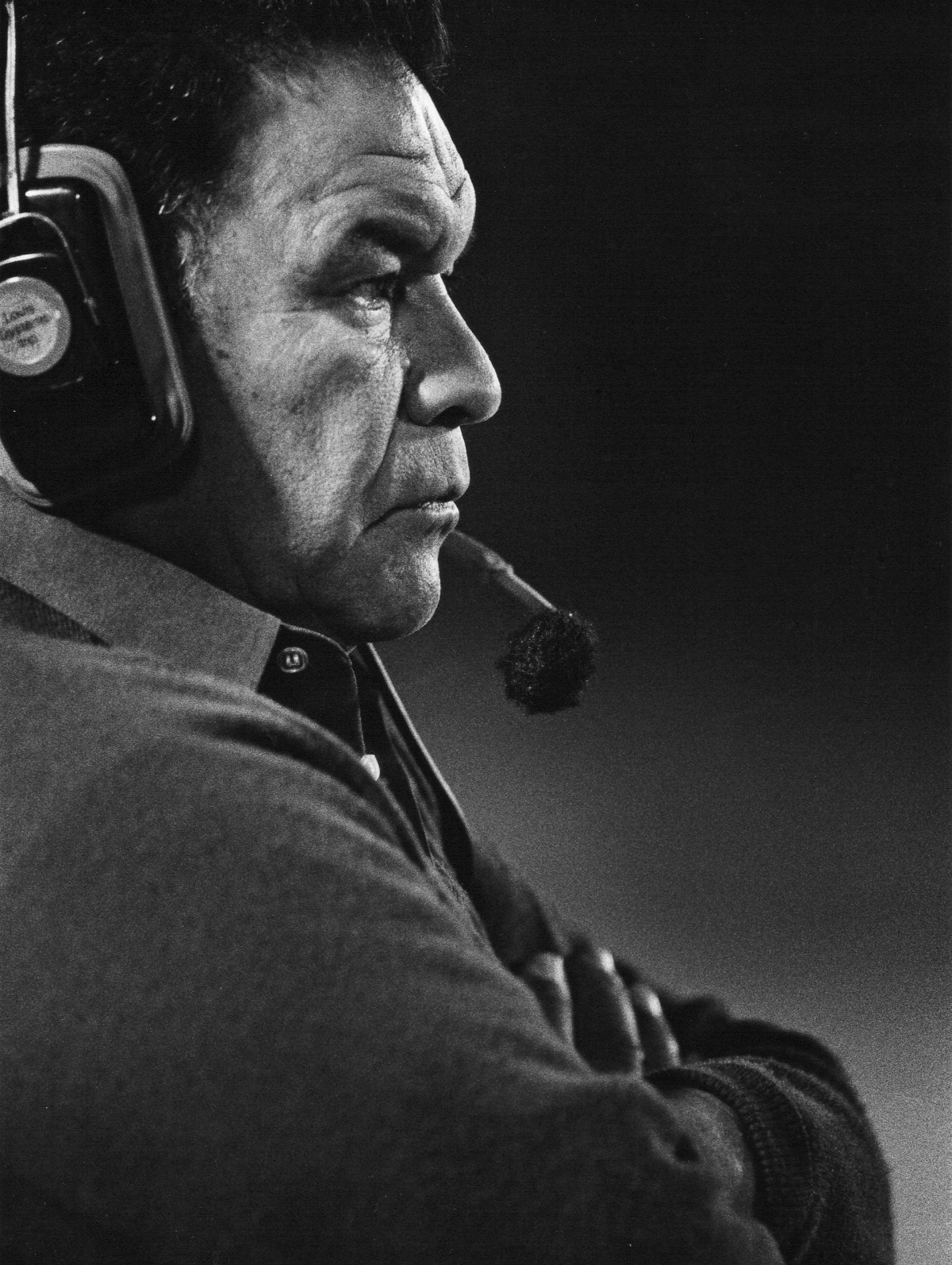 East Los Angeles football coaching legend Al Padilla on the sideline in an undated photo.