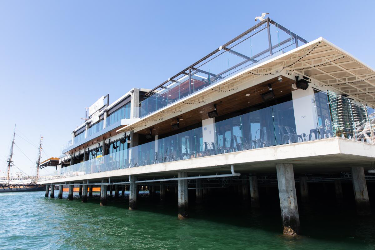 Portside Pier was designed with plenty of glass to take advantage of water vistas.
