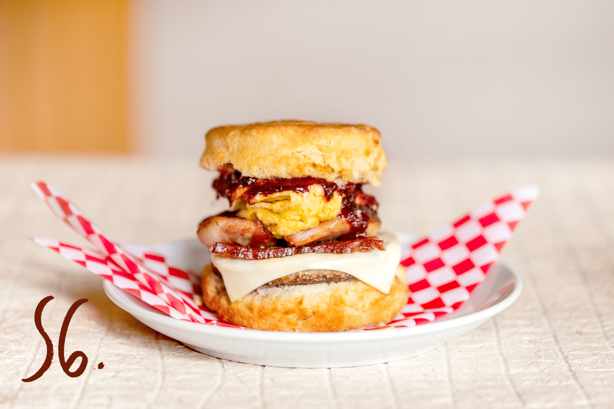 #56: A breakfast biscuit sandwich