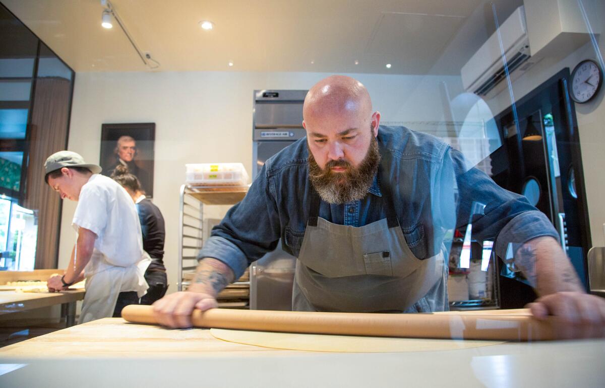 Evan Funke is the chief sfoglino at Felix Trattoria in Venice. 