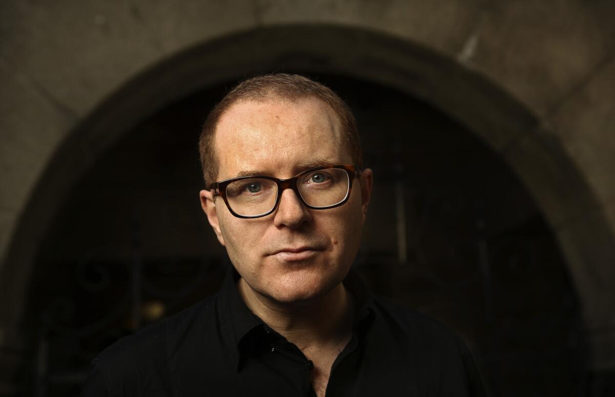 Playwright Conor McPherson at the Geffen Playhouse in Los Angeles, where his new play, "The Night Alive," gets its West Coast premiere.