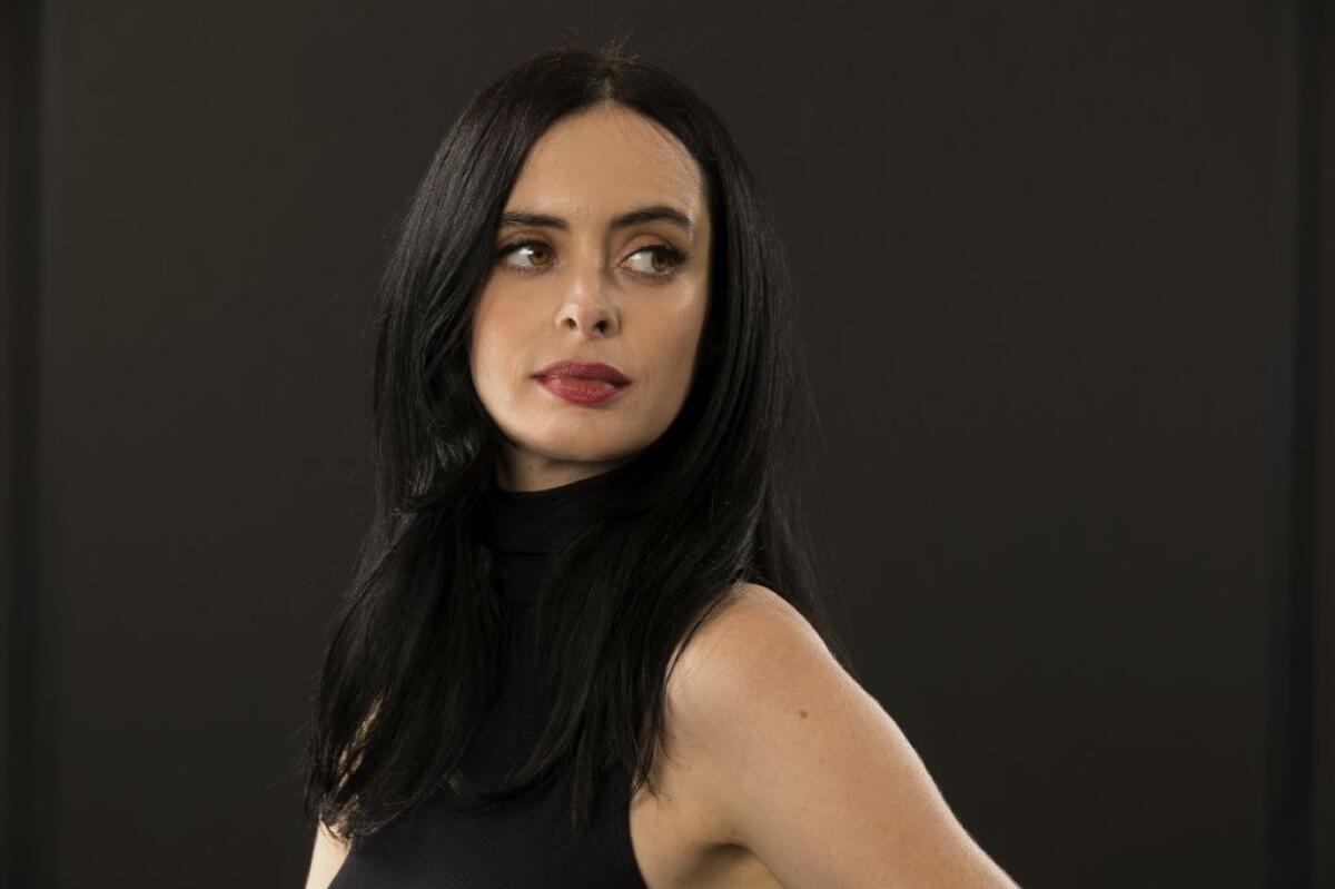 Krysten Ritter relies on her character's troubled back story to get into the title role of "Jessica Jones."