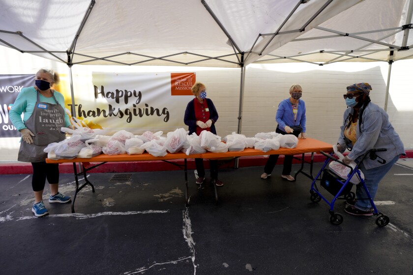 San Diegans prepare for a new twist on Thanksgiving amid pandemic fears -  The San Diego Union-Tribune