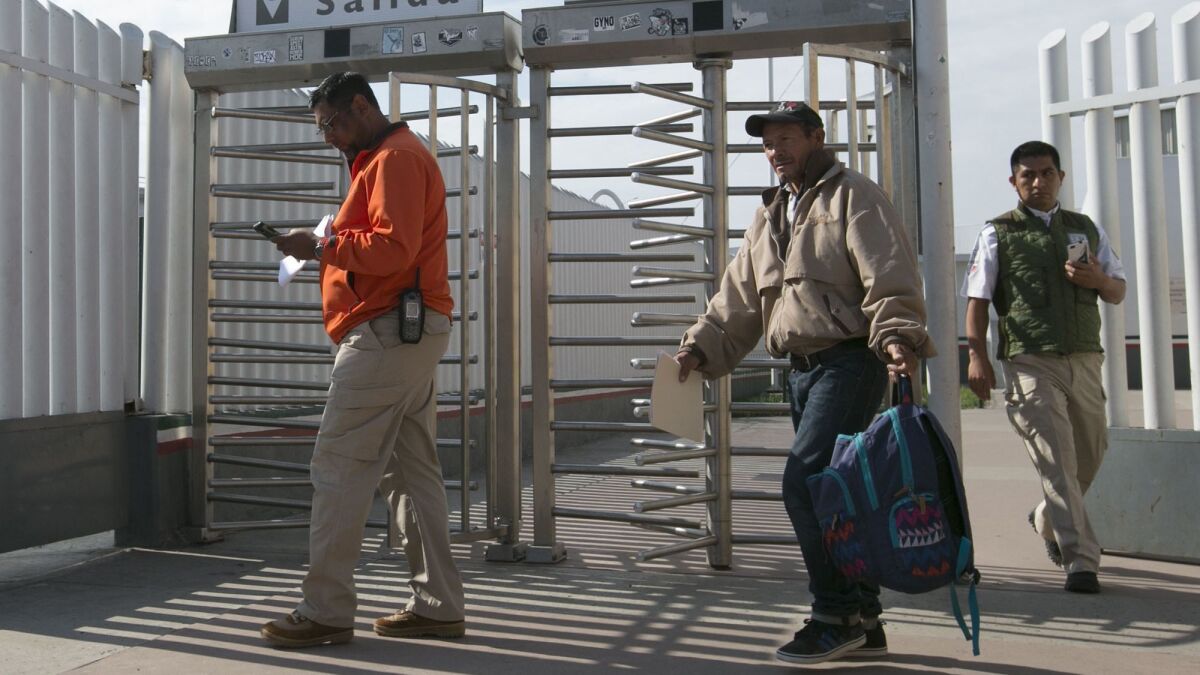 The first asylum seeker to be returned to Mexico under President Trumps Remain in Mexico program, 55 year-old Carlos Gómez Perdomo from Honduras crossed in to Mexico from the US in late January.