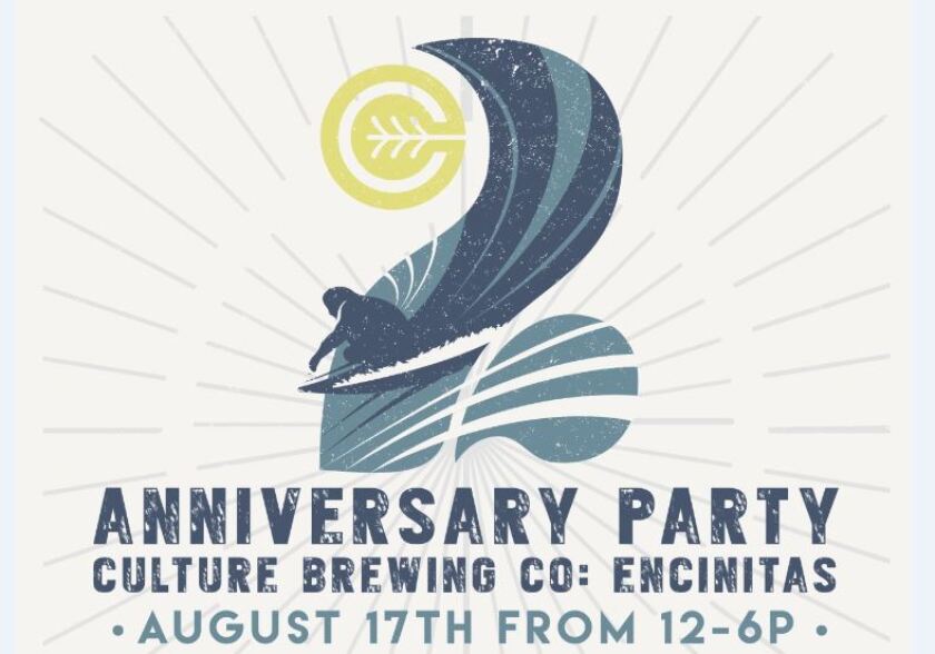 Culture will release a special anniversary beer at the party on Aug. 17.