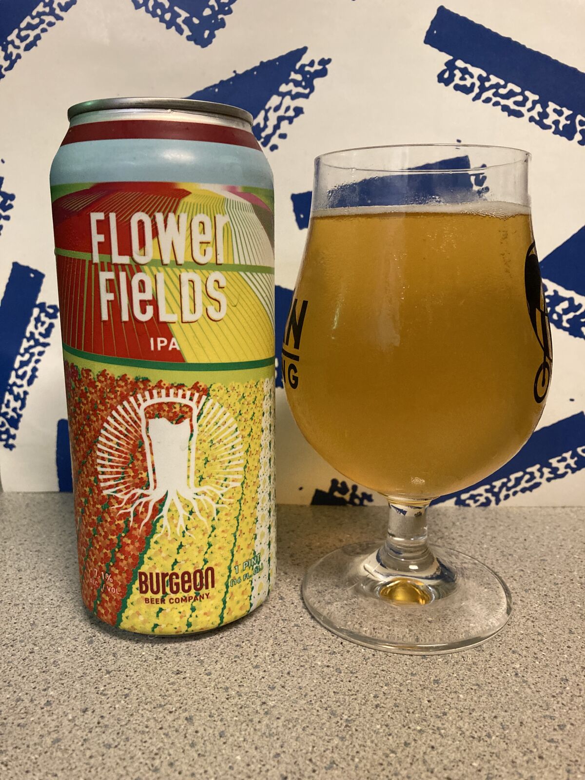 Flower Fields, an IPA from Burgeon Beer Company
