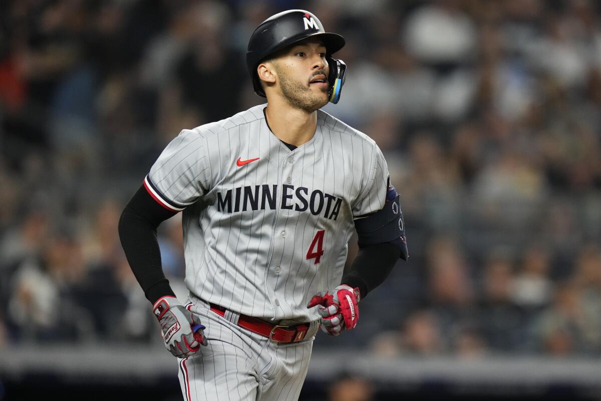 Carlos Correa Is Introduced by Minnesota Twins - The New York Times