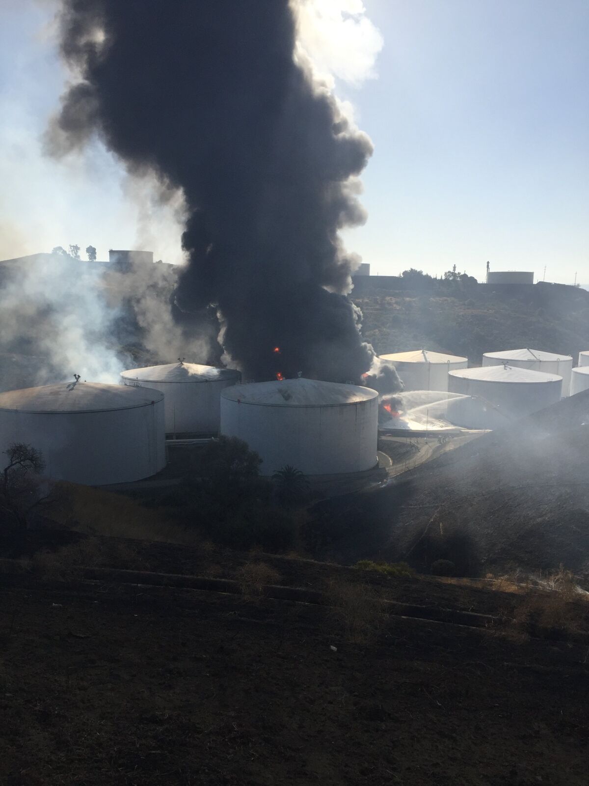 Fire at NuStar Energy facility in Crockett, Calif.