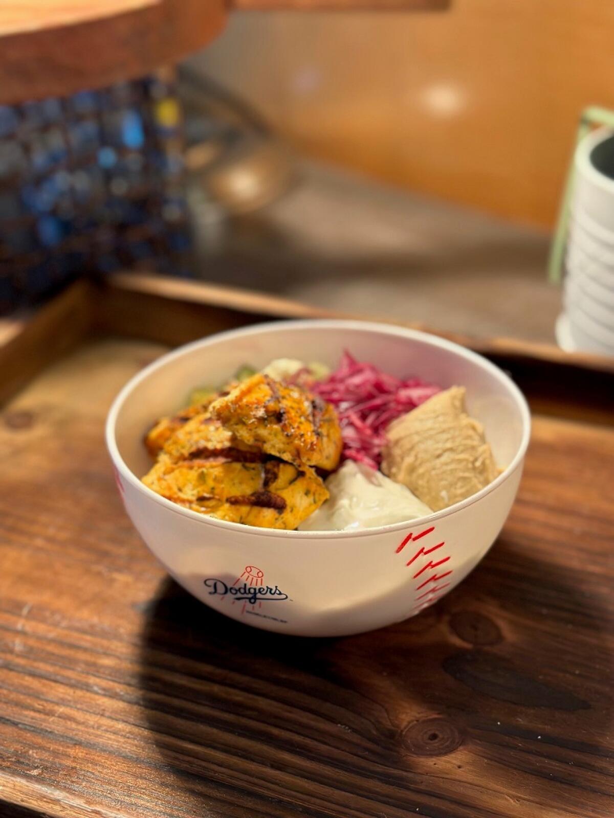 The Mediterranean Chicken Bowl is shown.