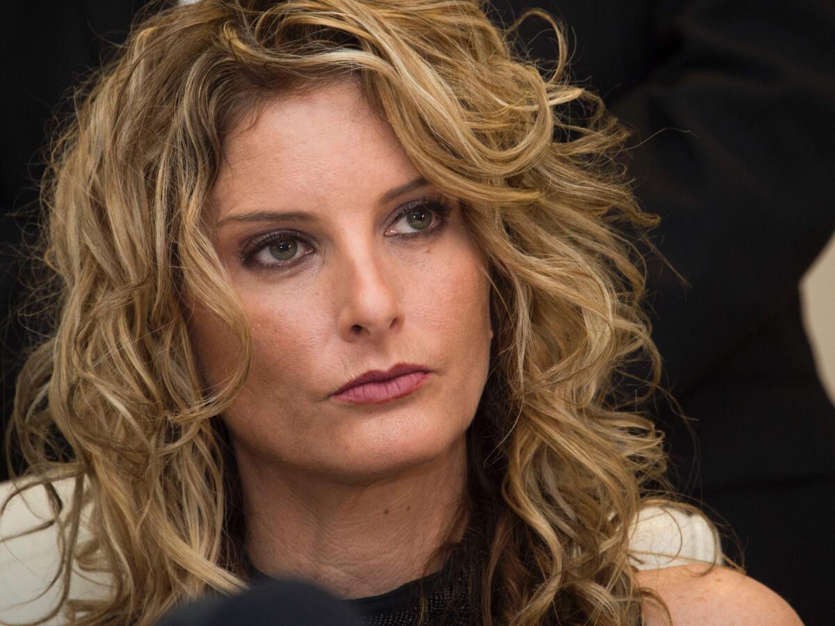 Summer Zervos, former contestant on Trump's reality show "The Apprentice."