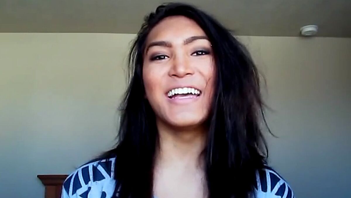 Naomi Ngoy, a 15-year-old in Utah, uploads makeup tips and videos about her transition.
