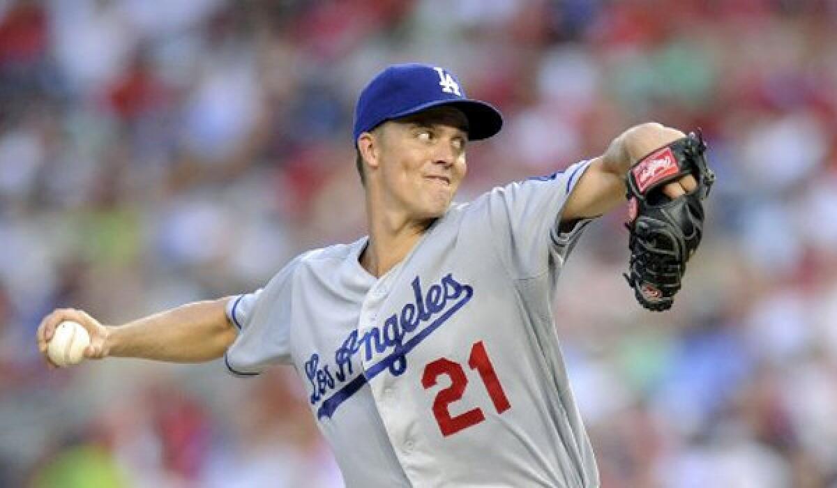 Zack Greinke gave up seven hits and one run over six innings while striking out three batters as the Dodgers went on to victory over the Washington Nationals, 3-1, in 10 innings.