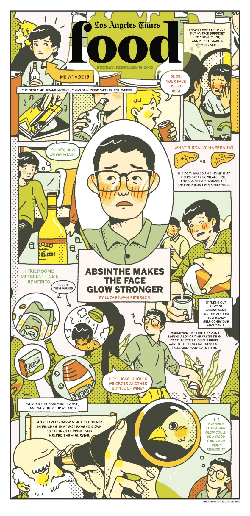 Los Angeles Times Food section cover, Sunday, Feb. 16, 2020