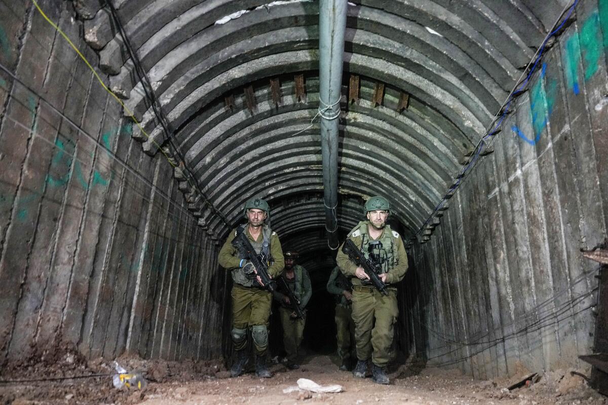 Israel finds large tunnel adjacent to Gaza border, raising new questions  about prewar intelligence