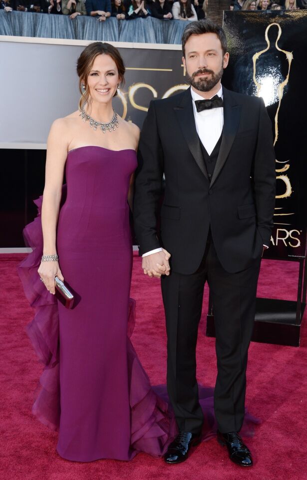 Oscars 2013 red carpet: Actress Jennifer Garner in Gucci.