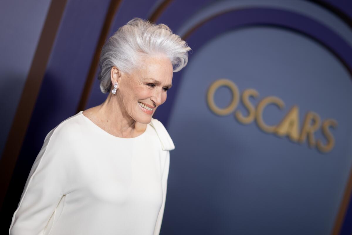 Actor Glenn Close pictured on the Governors Awards red carpet.