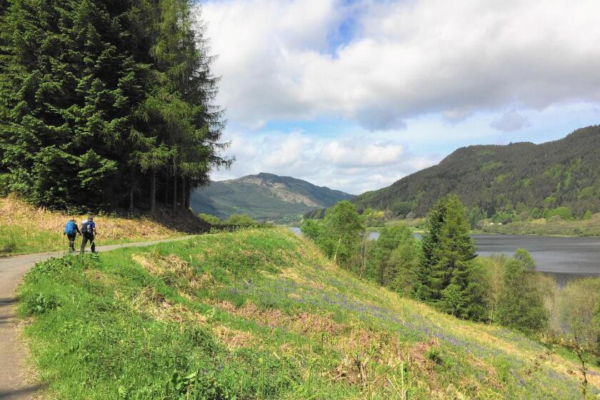 The 78-mile Rob Roy Way includes a scenic stretch along Loch Lubnaig.