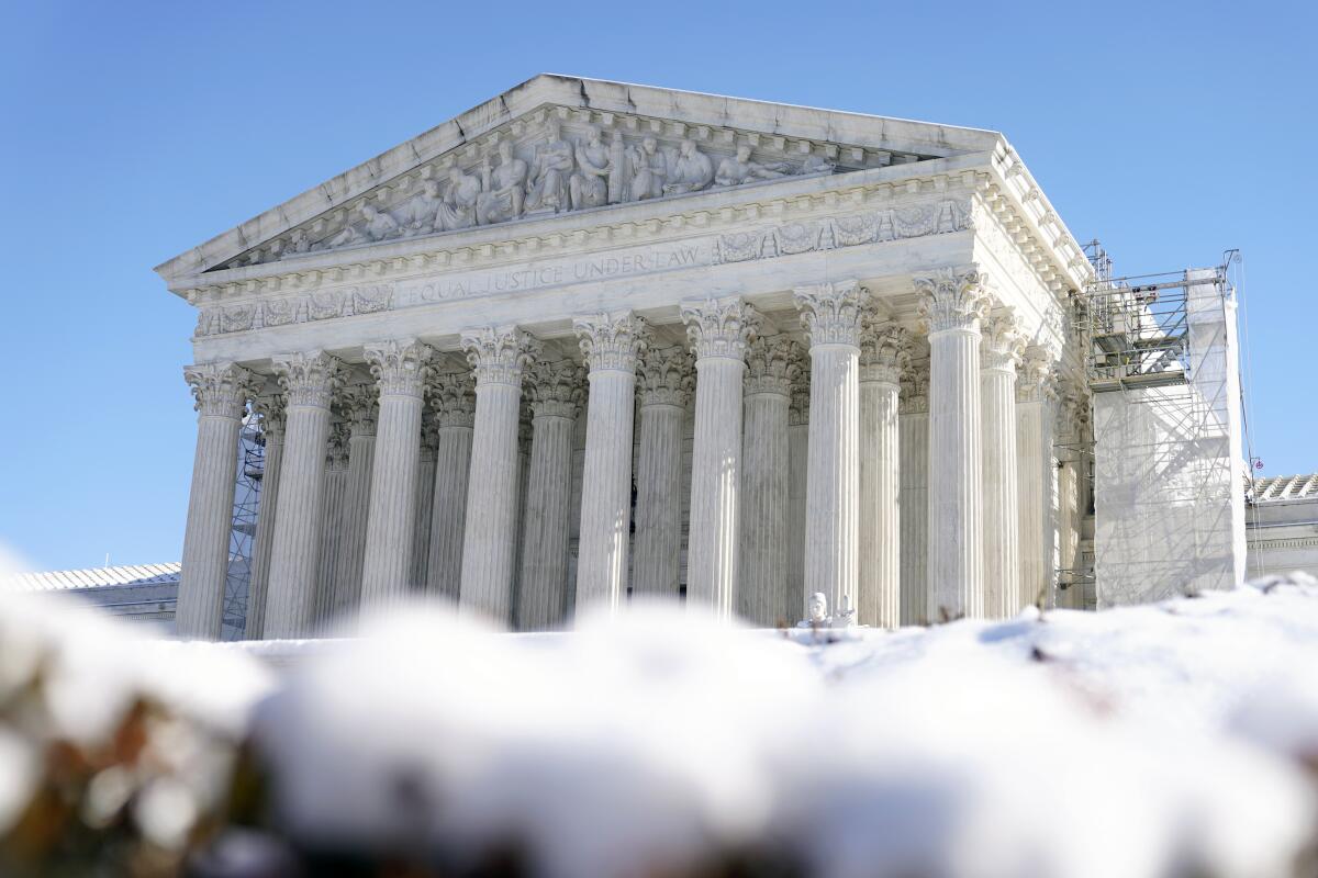 La Corte Suprema de Estados Unidos el miércoles 17 de enero de 2024 en Washington.