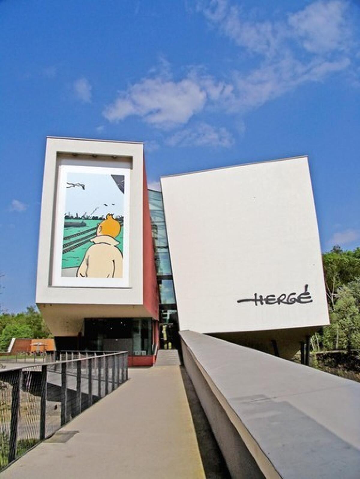 The new Herge Museum, in Louvain-la-Neuve, Belgium, is devoted to Georges Prosper Remi, creator of Tintin.