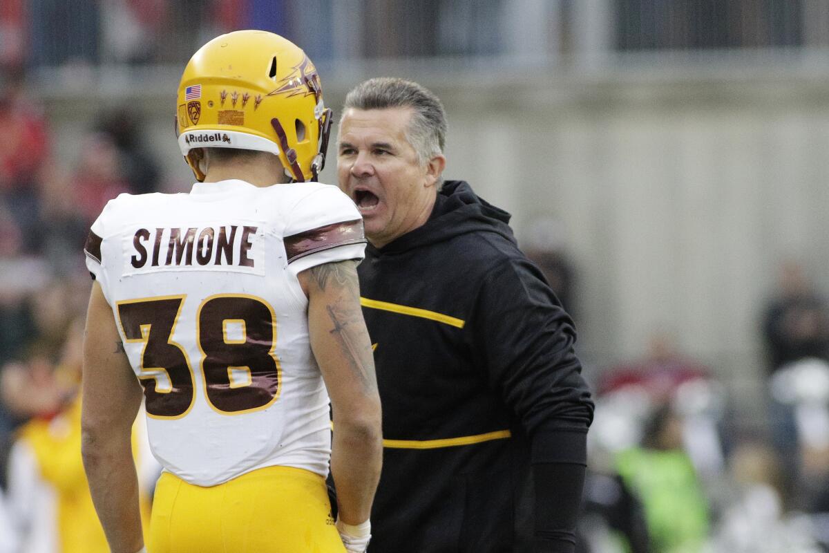 Things haven't gone the way Arizona State Coach Todd Graham and the Sun Devils had hoped this season.