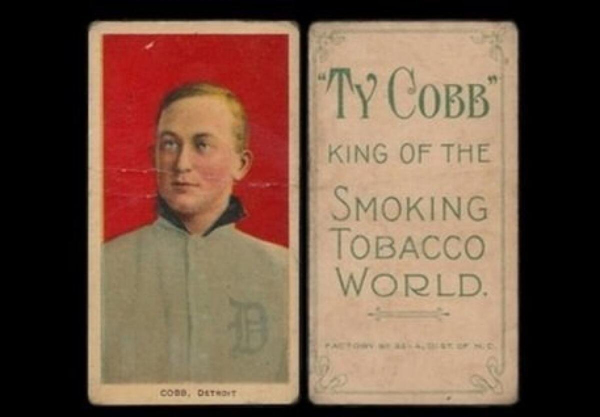 Found Ty Cobb baseball cards called one of 'greatest discoveries
