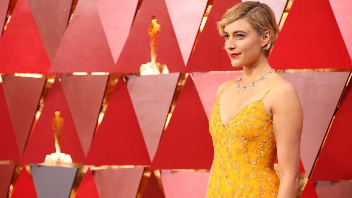 Greta Gerwig at the 90th Academy Awards. Will she earn an Oscar nomination for her take on "Little Women"?
