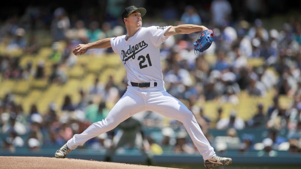Dodgers rookie starting pitcher Walker Buehler is dealing with a microfractured in his ribcage.