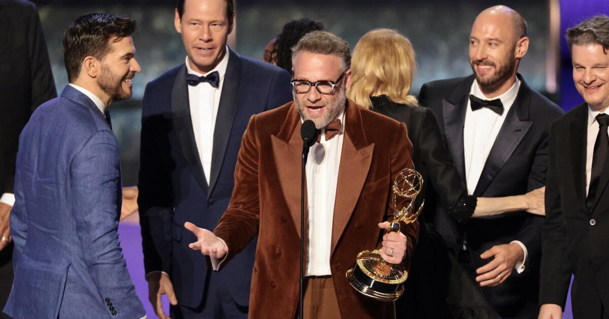 ‘The Studio’ wins Emmy for finest comedy, beating ‘Hacks,’ ‘The Bear’ ‘The Studio’ wins Emmy for finest comedy, beating ‘Hacks,’ ‘The Bear’