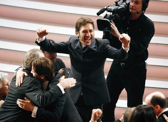 Oscar show -- Javier Bardem