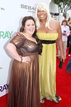 Nikki Blonsky and Queen Latifah