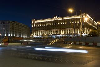 The Federal Security Service building in Moscow, Russia. The agency is the top successor to the Soviet-era KGB.