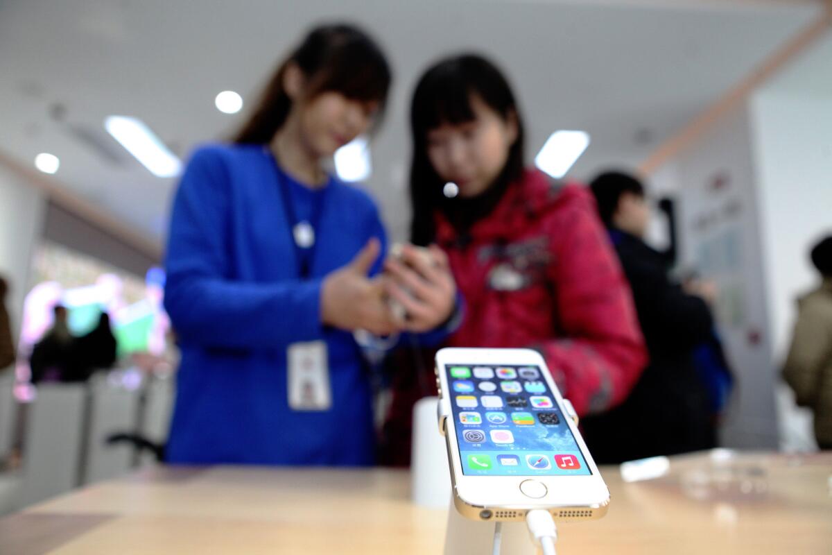 Wal-Mart said it will now sell the iPhone 5s, seen above, for $79 with a two-year contract.