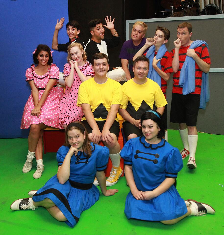 Photo Gallery: Local "Charlie Brown" musical in final preparation for Friday opening