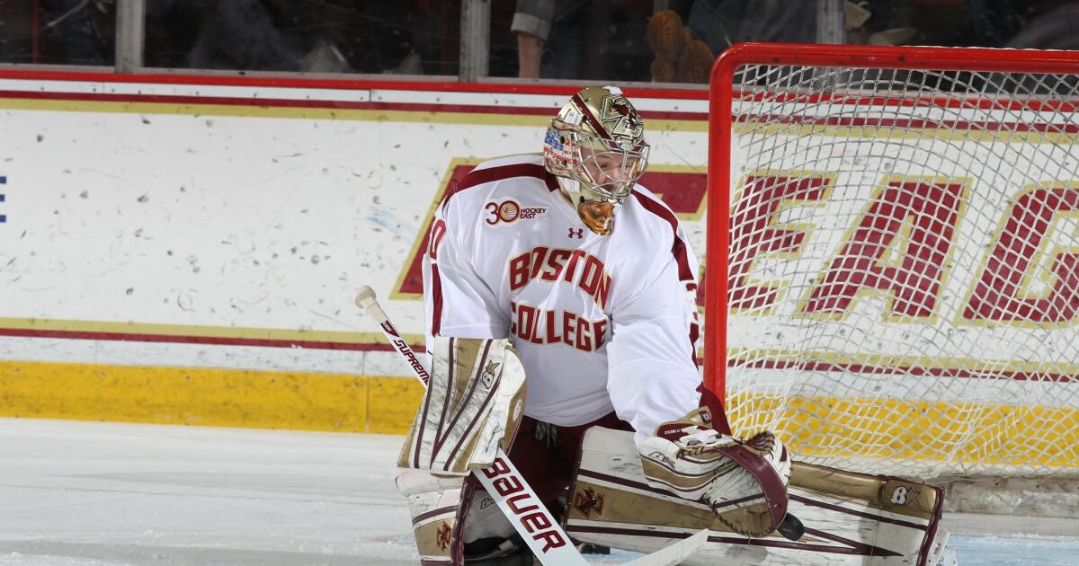2014 NHL Draft Prospect: Boston College goaltender Thatcher Demko - SB  Nation College Hockey
