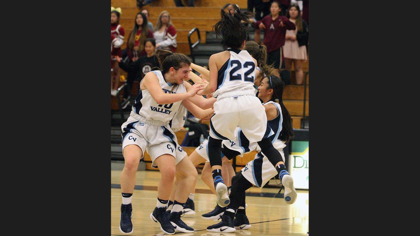 Photo Gallery: Crescenta Valley girls' basketball beats Arcadia and wins Pacific League