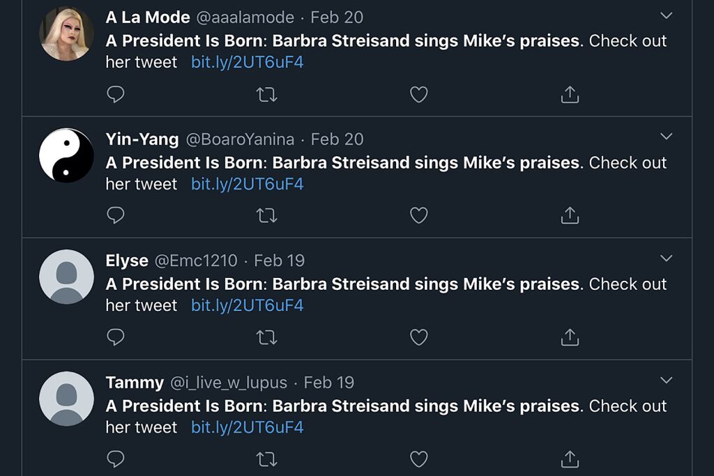 Twitter is suspending 70 pro-Bloomberg accounts, citing 'platform ...