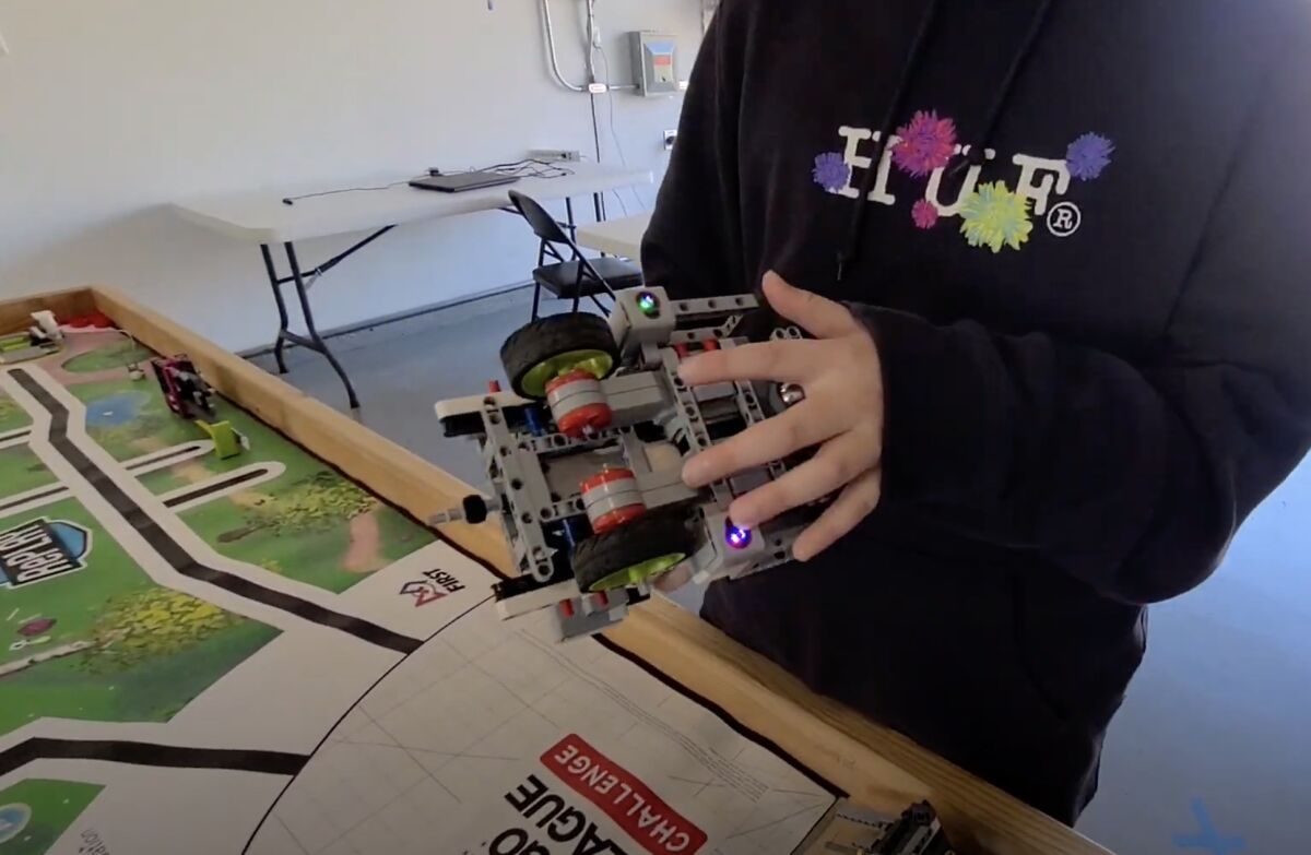 As part of the First Lego League robotics competition, the Muirlands Master Builders submitted videos explaining their robot.