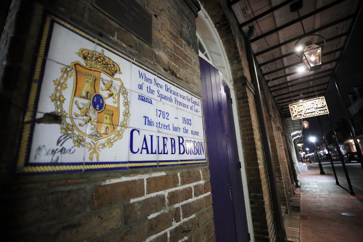 Bourbon Street is empty amid the coronavirus outbreak.