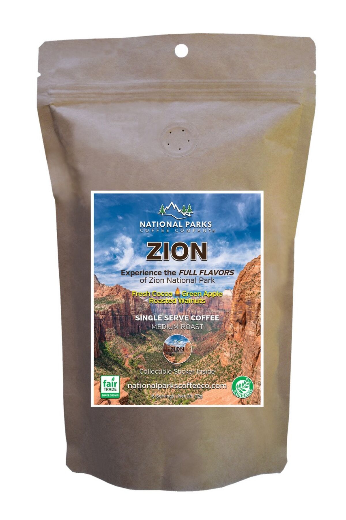 Zion is from the National Parks Coffee Co. line of coffees.
