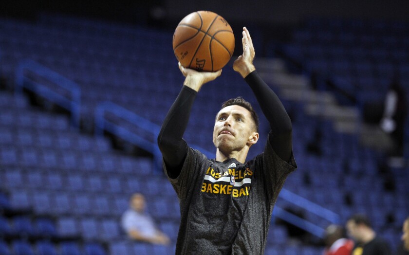 Lakers guard Steve Nash is out for the season because of recurring back problems.