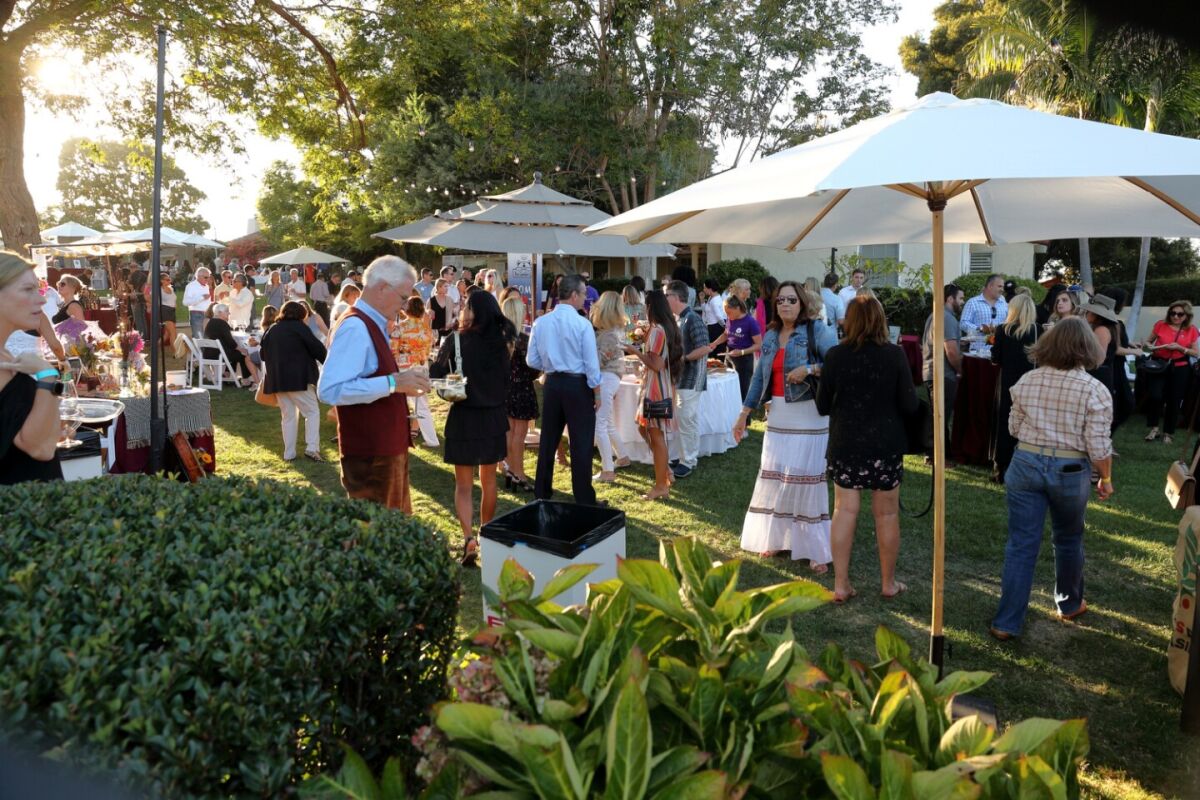 Guests at the RSF Rotary’s 7th annual Taste of Rancho Santa Fe in 2019.