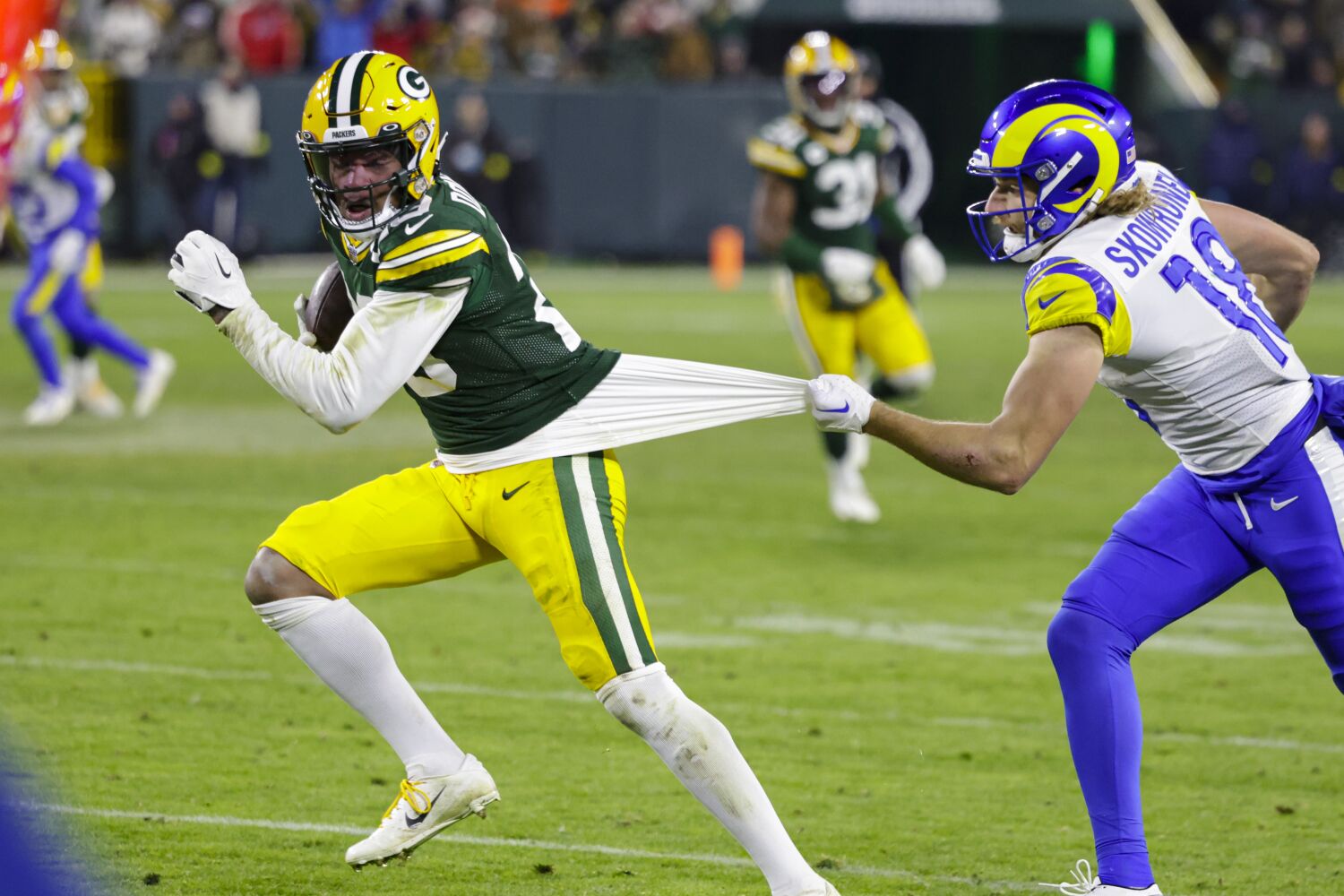 Rams-Packers takeaways: Baker Mayfield under more pressure in second game with L.A.
