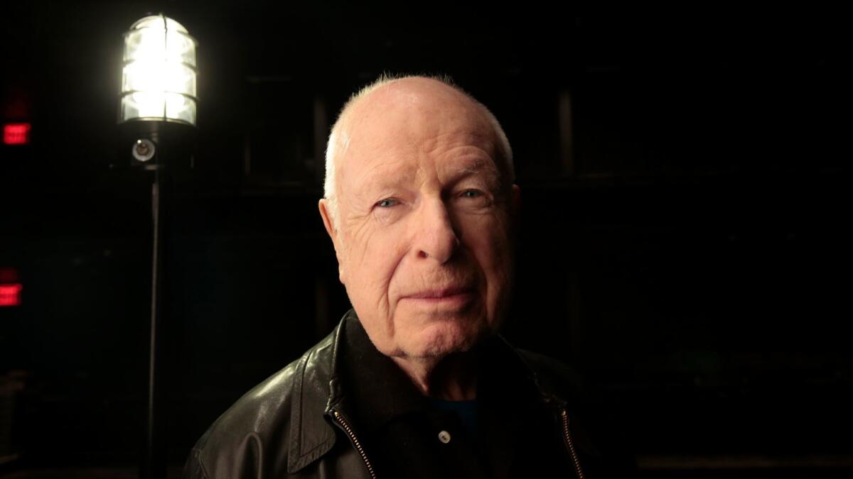 Legendary theater director Peter Brook, photographed in New York in 2014.