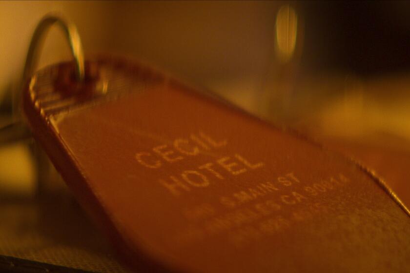 host of ghost hunters An image from "Crime Scene: The Vanishing at the Cecil Hotel," Netflix's new docuseries about the notorious downtown L.A. establishment.