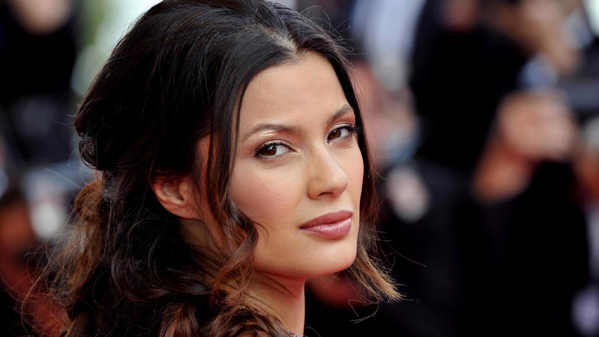 Natassia Malthe, shown in 2008, said movie producer Harvey Weinstein barged into her hotel room and forced her to have sex.