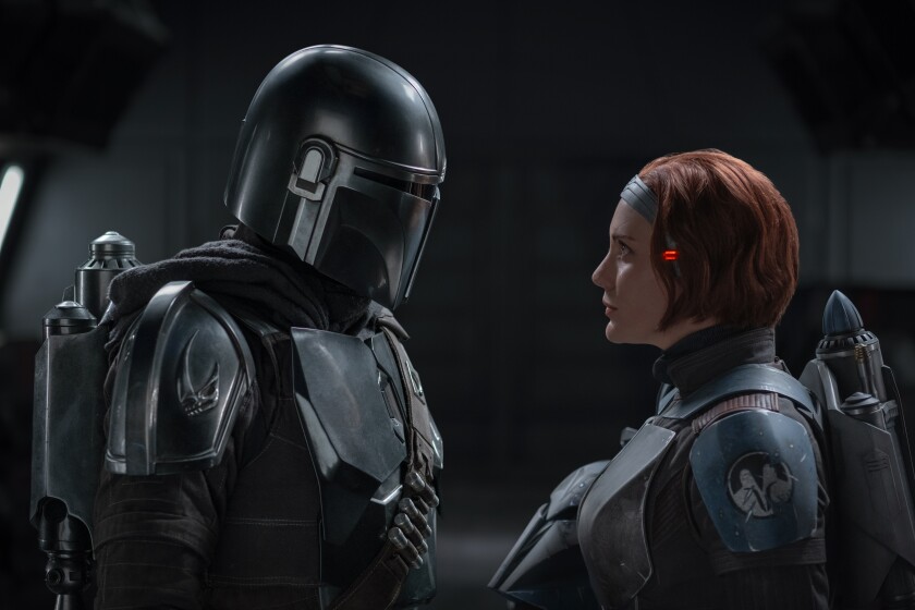 The Mandalorian Katee Sackhoff Has Bo Katan Questions Too Los Angeles Times The Mandalorian Katee Sackhoff Has Bo Katan Questions Too Los Angeles Times