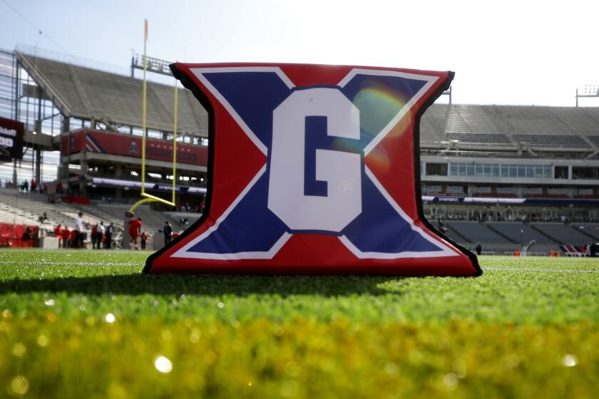 HOUSTON, TEXAS - FEBRUARY 08: XFL atmosphere before the game between the LA Wildcats and the Houston Roughnecks at TDECU Stadium on February 08, 2020 in Houston, Texas. (Photo by Bob Levey/Getty Images)