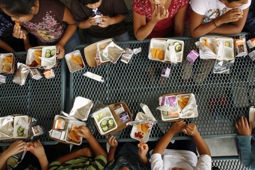 Free or reduced-price school lunches can be an important part of a child's nutritional program. But a new report raises concern about the summer vacation months, particularly across the Southwest, where New Mexico ranked as having the highest rates of childhood hunger and California came in 12th.