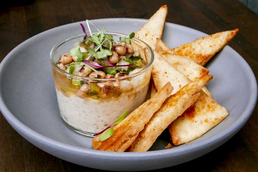 BLACK-EYED PEA HUMMUS adapted from a recipe provided by chef Sean Lowenthal
